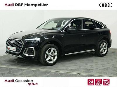 Noir mythe métallisé Occasion 2023 Audi Q5 Sportback S-Line SUV | 49 880 € (Prix assez cher)