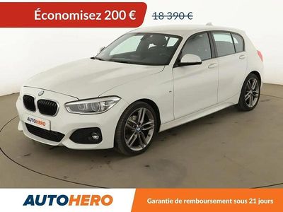Blanc Occasion 2018 BMW 116 M Sport Citadine | 18 190 € (Prix juste)