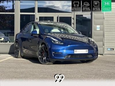Bleu Occasion 2023 Tesla Model Y Performance SUV | 38 990 € (Prix juste)