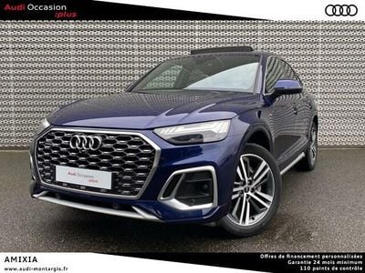 Bleu navarre métallisé Occasion 2023 Audi Q5 Sportback S-Line SUV | 49 450 €