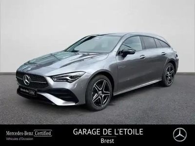 Gris montagne métallisé Occasion 2025 Mercedes CLA250e Shooting Brake AMG line Break | 52 890 €