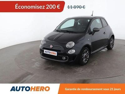 Noir Occasion 2018 Fiat 500 S Citadine | 11 690 € (Prix juste)