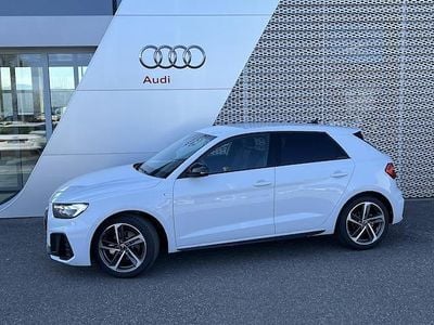 Occasion Audi A1 Sportback S-line plus 116 ch (85 kW) 2025 Blanc glacier métallisé noir mythe métallisé Citadine