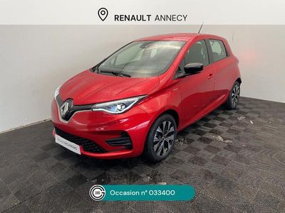 Rouge Occasion 2021 Renault Zoe LIMITED Citadine | 15 390 € (Prix assez cher)