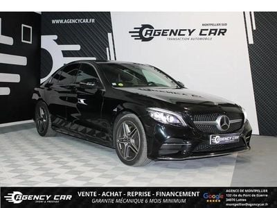 Noir Occasion 2019 Mercedes C180 AMG line Berline | 22 499 € (Prix juste)