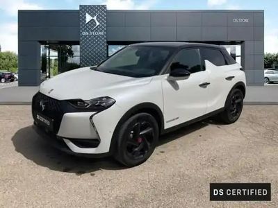 Blanc perle nacré (n) toit noir onyx Occasion 2019 DS Automobiles DS3 Crossback Performance Line Plus SUV | 17 950 € (Prix juste)