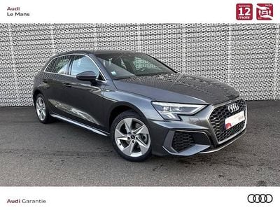 Occasion Audi A3 Sportback e-tron S-Line 150 ch (110 kW) 2021 Gris daytona nacré Citadine