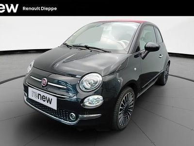 Noir Occasion 2016 Fiat 500C Lounge Cabriolet | 9 990 € (Prix cher)