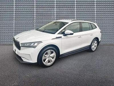 Blanc lune Occasion 2024 Skoda Enyaq iV SUV | 32 890 € (Prix assez cher)