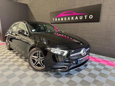Noir Occasion 2019 Mercedes A180 AMG line Berline | 19 990 € (Prix juste)