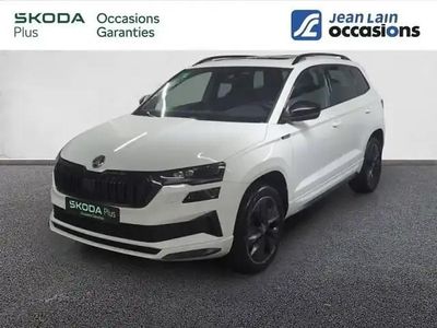 Blanc lune Occasion 2025 Skoda Karoq SUV | 34 990 € (Prix juste)
