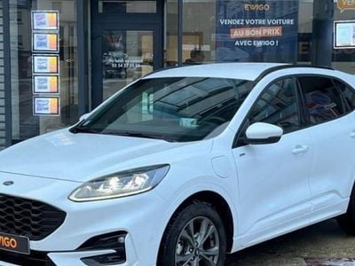 Blanc Occasion 2021 Ford Kuga ST-Line X SUV | 22 990 € (Bon prix)
