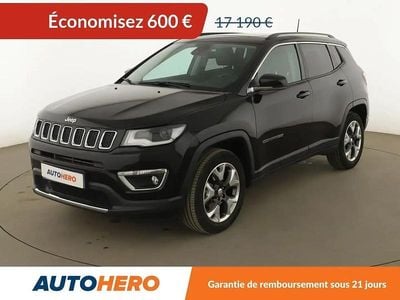 Noir Occasion 2017 Jeep Compass Limited SUV | 16 590 € (Prix juste)