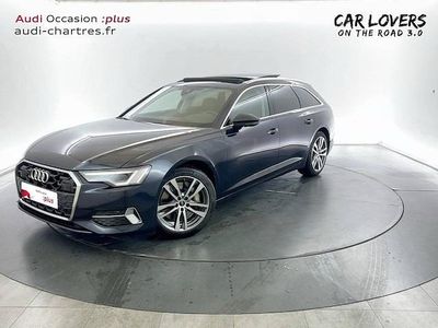 Bleu firmament métallisé Occasion 2024 Audi A6 Advanced Break | 44 490 € (Super prix)