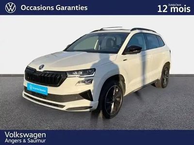Blanc lune Occasion 2023 Skoda Karoq SUV | 27 981 € (Prix assez cher)