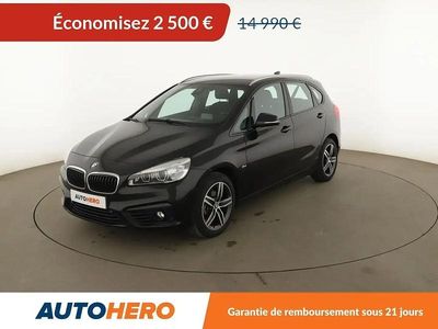 Noir Occasion 2017 BMW 216 Active Tourer Sport Line Monospace | 12 490 € (Prix cher)