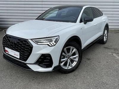 Blanc glacier métallisé Occasion 2025 Audi Q3 Sportback S-line plus SUV | 48 590 € (Prix assez cher)