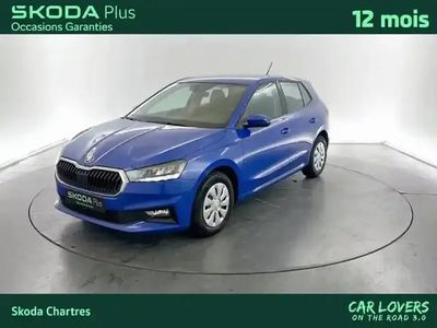 Occasion Skoda Fabia 80 ch (58 kW) 2022 Bleu energy Berline