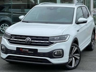 Blanc Occasion 2022 VW T-Cross R-line SUV | 22 990 € (Prix assez cher)