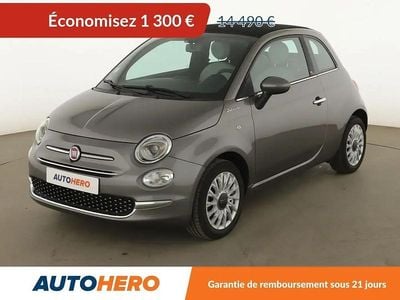 Gris Occasion 2021 Fiat 500C Dolcevita Cabriolet | 13 190 € (Prix juste)