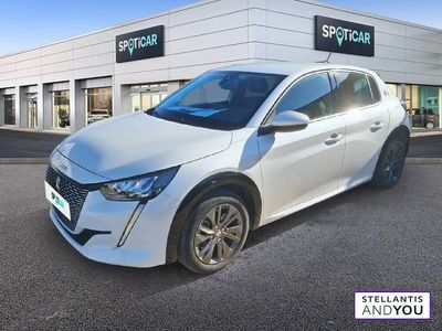 Blanc Occasion 2021 Peugeot e-208 Citadine | 14 790 € (Prix juste)