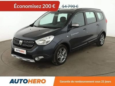 Gris Occasion 2019 Dacia Lodgy Stepway Monospace | 14 590 € (Prix juste)