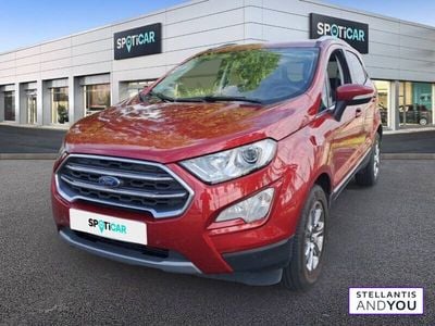 Occasion Ford Ecosport Titanium 125 ch (91 kW) 2018 Rouge SUV