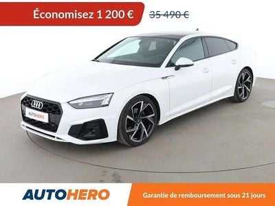 Blanc Occasion 2021 Audi A5 S-Line Berline | 34 290 € (Super prix)