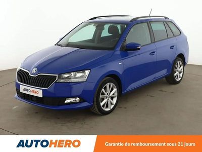 Bleu Occasion 2019 Skoda Fabia Clever Break | 12 990 € (Prix juste)