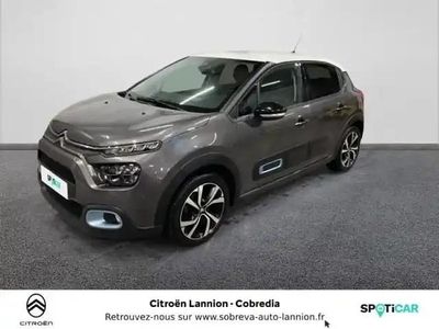 Gris platinium (m) blanc opale Occasion 2023 Citroën C3 PureTech Berline | 15 990 € (Prix assez cher)