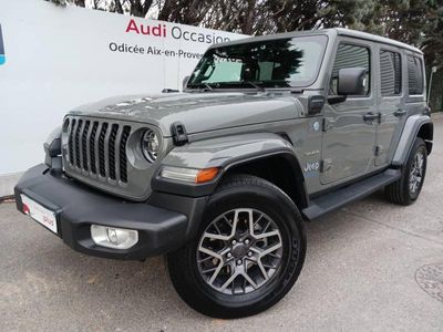 occasion Jeep Wrangler Unlimited 2.0 T 380ch 4xe Sahara Command-Trac