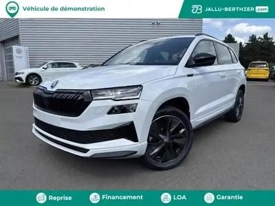 Blanc Occasion 2025 Skoda Karoq SportLine SUV | 36 990 € (Prix assez cher)