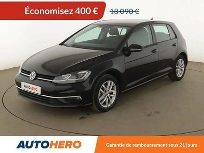 Noir Occasion 2018 VW Golf Berline | 17 690 € (Prix juste)