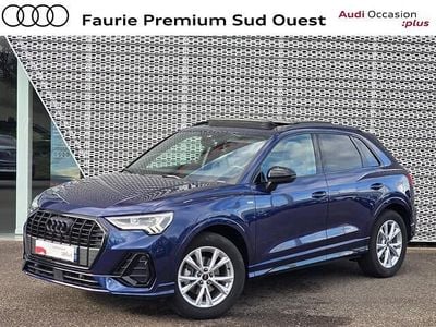 Bleu navarre métallisé Occasion 2025 Audi Q3 S-line plus SUV | 44 290 € (Prix juste)