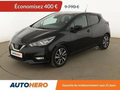 Noir Occasion 2017 Nissan Micra N-Connecta Citadine | 9 390 € (Prix juste)