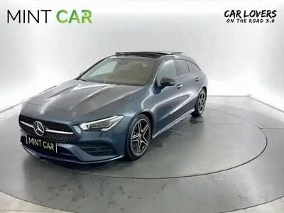 Bleu Occasion 2022 Mercedes CLA200 Shooting Brake Break | 32 900 € (Prix assez cher)