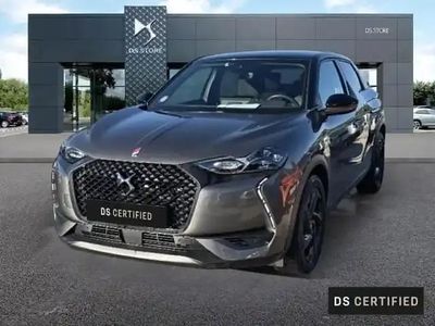 Gris platinium (metallisee) Occasion 2021 DS Automobiles DS3 Crossback Performance Line Plus SUV | 17 990 € (Prix juste)