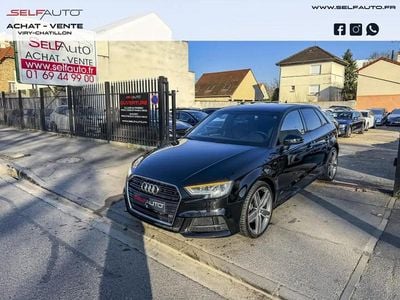 Noir Occasion 2019 Audi A3 S-Line Berline | 16 500 € (Bon prix)