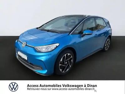 Bleu côte d'azur métal/toit/hayon noir Occasion 2023 VW ID.3 Pro Performance Citadine | 27 990 € (Prix assez cher)