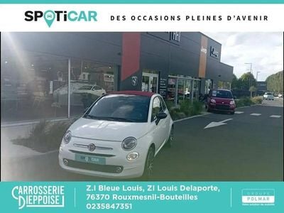 Blanc Occasion 2024 Fiat 500C Tech Cabriolet | 15 480 € (Prix juste)