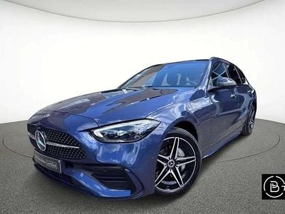 Bleu Occasion 2024 Mercedes C300 AMG line Break | 47 990 € (Prix assez cher)