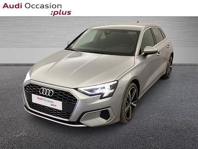 Argent fleuret métallisé Occasion 2021 Audi A3 Design | 23 890 € (Prix assez cher)