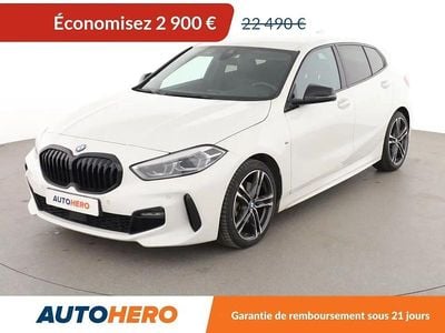 Blanc Occasion 2019 BMW 118 M Sport Citadine | 19 590 € (Bon prix)
