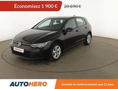 Noir Occasion 2022 VW Golf Life Berline | 18 990 € (Prix juste)