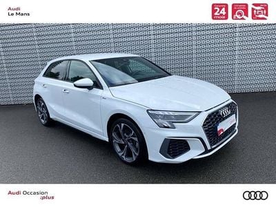 Blanc ibis Occasion 2023 Audi A3 Sportback e-tron S-Line Citadine | 30 890 € (Bon prix)