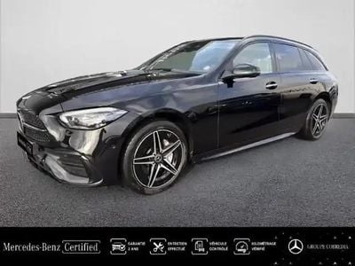 Occasion Mercedes C300 AMG line 2024 Noir obsidienne métallisé Break