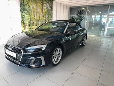 Occasion Audi A5 Cabriolet S-Line 163 ch (119 kW) 2020 Noir mythe métallisé Cabriolet