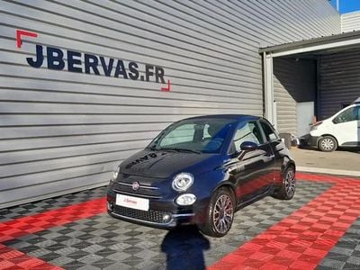Noir Occasion 2021 Fiat 500C Dolcevita Cabriolet | 11 590 € (Bon prix)
