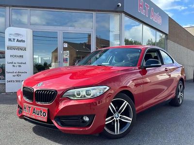 Rouge Occasion 2015 BMW 218 Sport Line Coupé | 12 999 € (Prix assez cher)