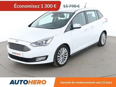 Occasion Ford Grand C-Max Titanium 120 ch (88 kW) 2018 Blanc Monospace
